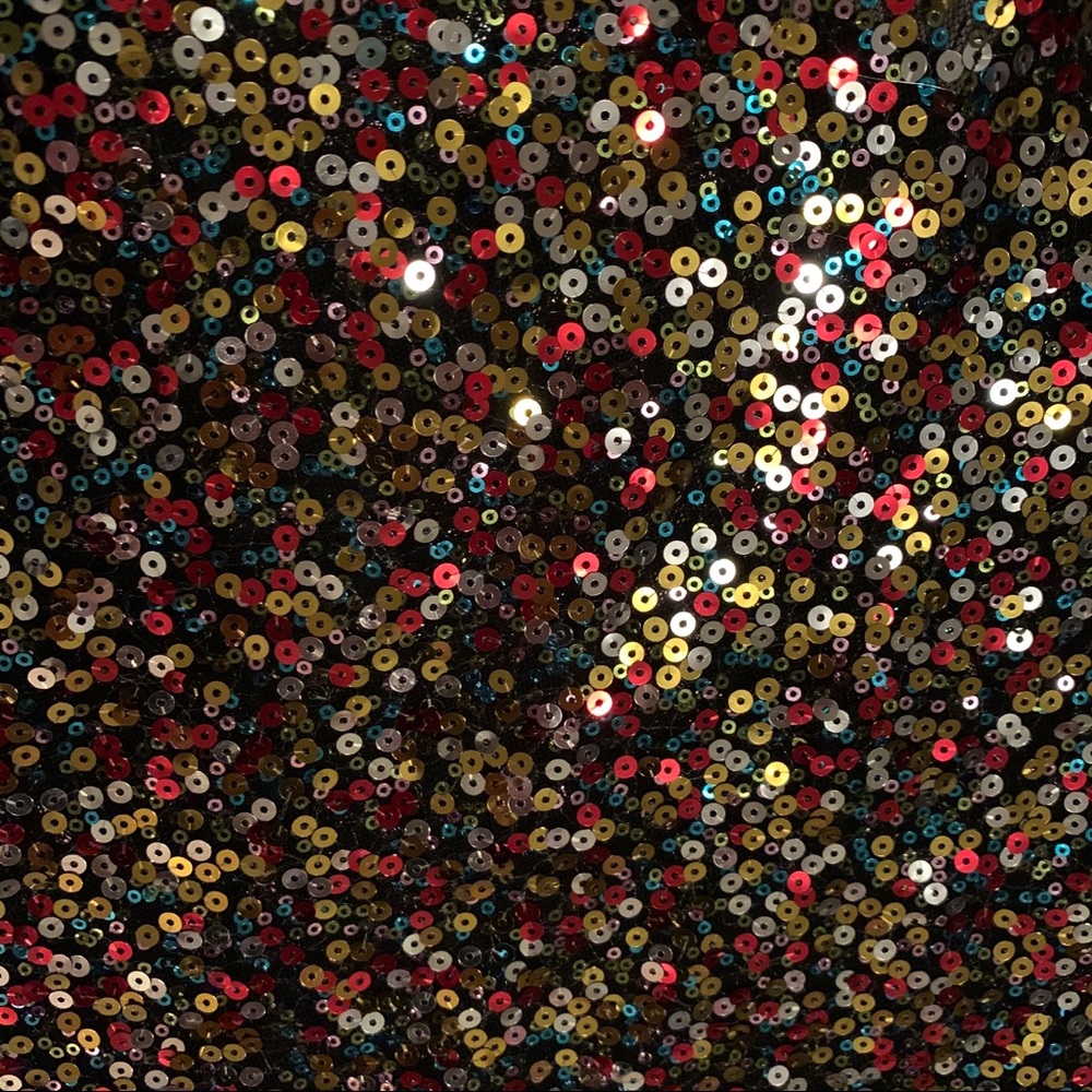 Free People Sequin Mini Dress with Multicolor Sparkle - Picture 5 of 5